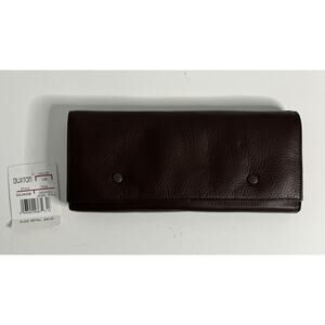 Vintage New Buxton Wallet Large, Snap Brown Leather, Great for Anyone